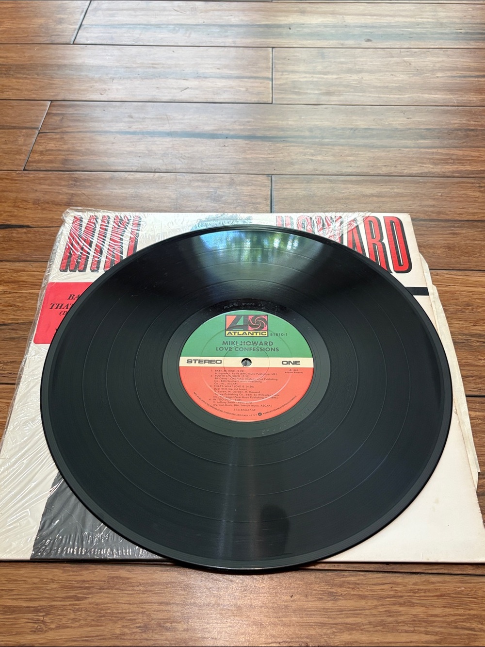 1987 Miki Howard Love Confessions Vinyl Record 2nd Studio Album Atlantic Records - Picture 3 of 4